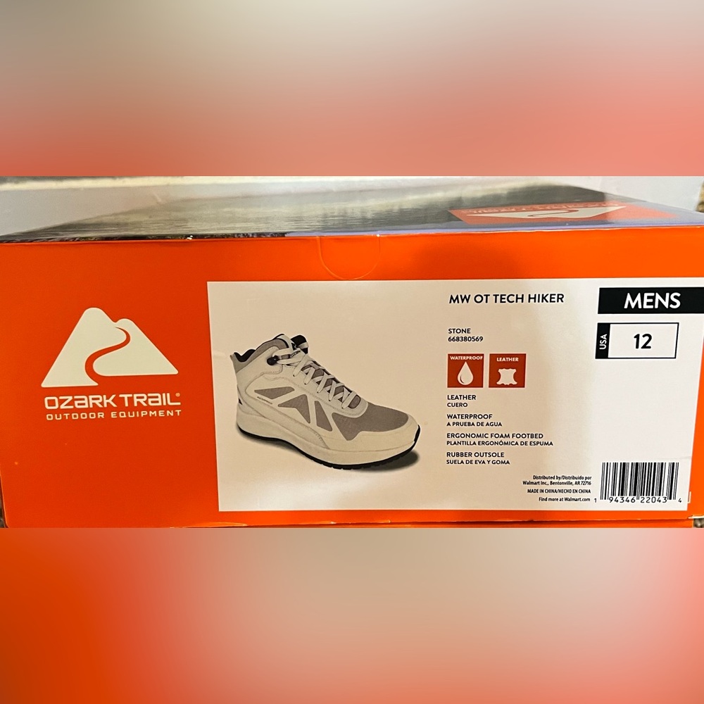 Ozark Trail Stone Gray Men's Athletic Shoes